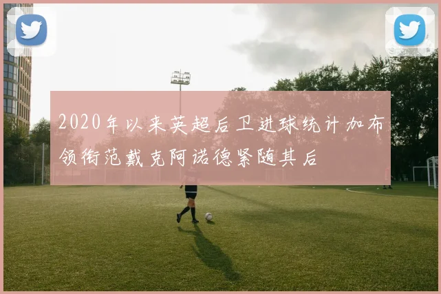 2020年以来英超后卫进球统计加布领衔范戴克阿诺德紧随其后