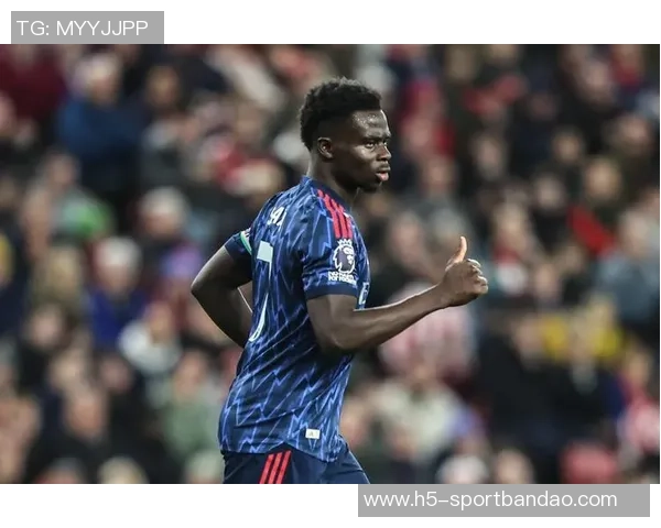 萨卡自2023年起英超前锋中首位成功率达百分百赢得十次对抗